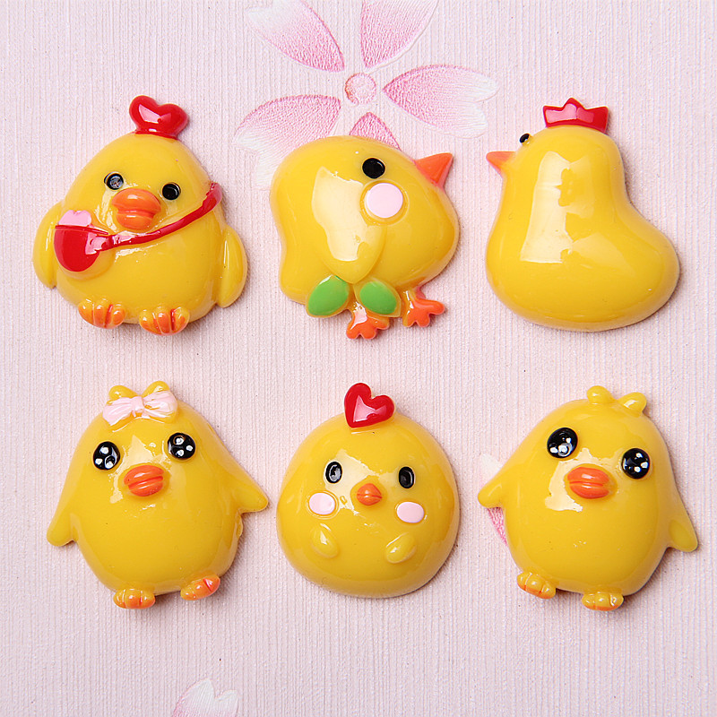 Mini Order 10pcs Kawaii Animal chick Resin Cabochons DIY Jewelry Findings Ornament Accessories Gilr Hair Bow Center Clip
Mini Order 10pcs Kawaii Animal chick Resin Cabochons DIY Jewelry Findings Ornament Accessories Gilr Hair Bow Center Clip
