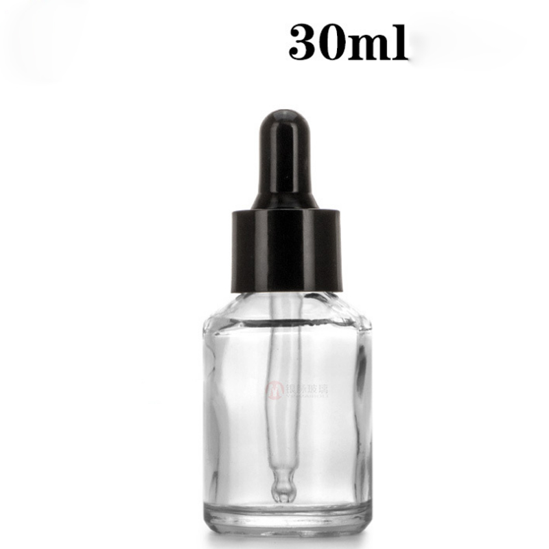 Empty Clear Amber Blue Glass Dropper Bottle 30ml Essential Oil Dropper Vial E liquid Cosmetics Refillable Bottles With Black Lid
Empty Clear Amber Blue Glass Dropper Bottle 30ml Essential Oil Dropper Vial E liquid Cosmetics Refillable Bottles With Black Lid