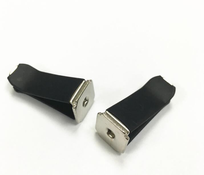 2500pcs New Auto Outlet Clips Metal Alloy White Black Color DIY Automotive Perfume Clip Decorative Car Vents Clamps Accessories #26583