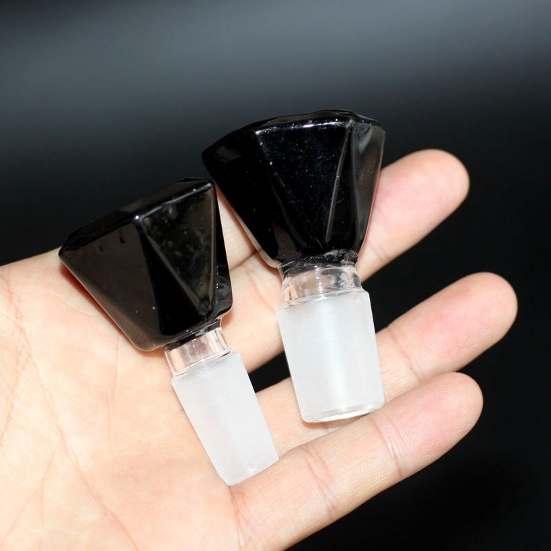 5mm Thick Heady Black Diamond Glass Bowls For Bong Hookahs Smoking funnel Male hourglass 14mm Water Pipe bongs 18mm bowl
5mm Thick Heady Black Diamond Glass Bowls For Bong Hookahs Smoking funnel Male hourglass 14mm Water Pipe bongs 18mm bowl