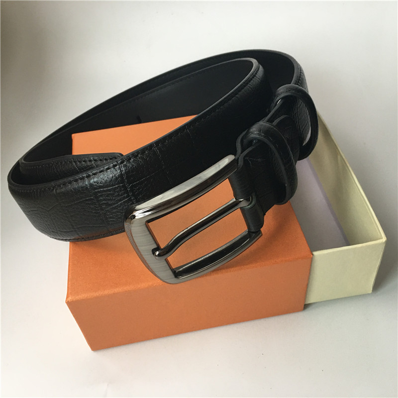 High Quality Belt Men Women Belt Genuine Leather Belts Pants Waist Belts Gold Silver Black Smooth Buckle, Black;brown
High Quality Belt Men Women Belt Genuine Leather Belts Pants Waist Belts Gold Silver Black Smooth Buckle, Black;brown