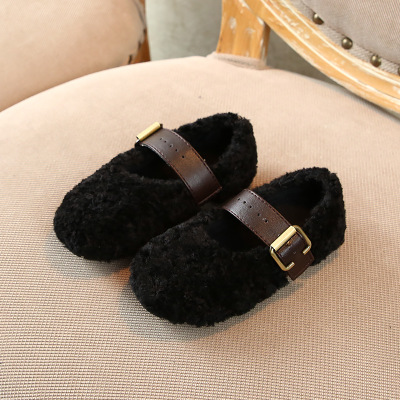 Kids Fashion Cotton Shoes Girls Fur Shoes Children Solid Color Flats Kids Low-top Shoe Buckle Strap Outdoor Wear 2019 New Trend Hot Sale, Black
Kids Fashion Cotton Shoes Girls Fur Shoes Children Solid Color Flats Kids Low-top Shoe Buckle Strap Outdoor Wear 2019 New Trend Hot Sale, Black