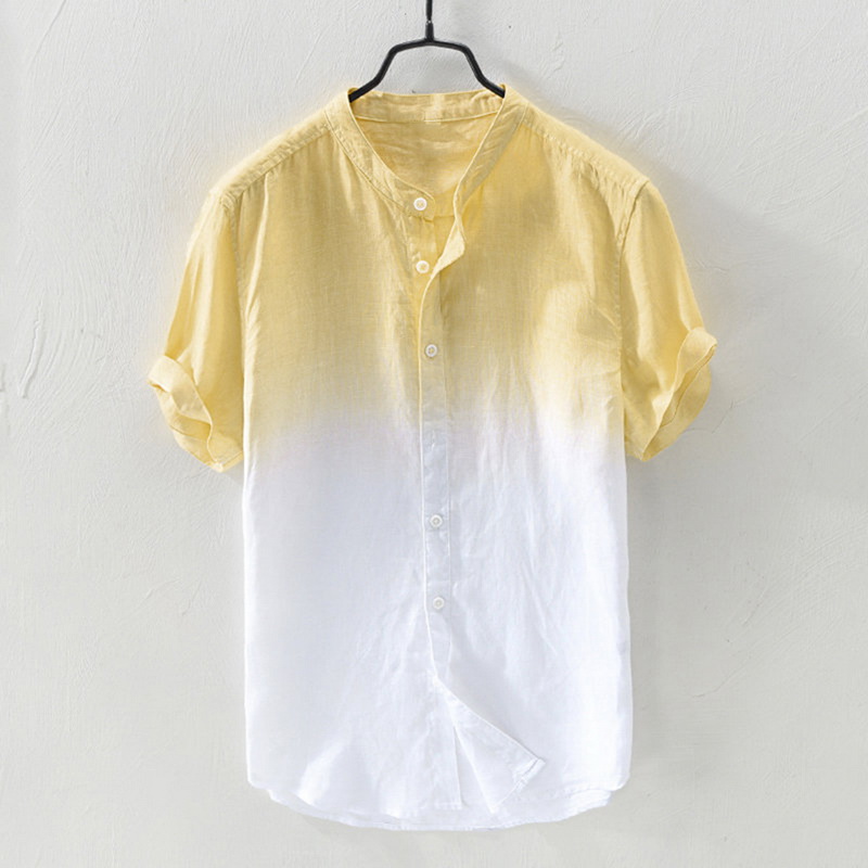 Plus Size Men Baggy Stripe Cotton Linen Short Sleeve Casual Button Shirts Tops Blouse Camisa Masculina Hawaiian Shirt Streetwear, Yellow
Plus Size Men Baggy Stripe Cotton Linen Short Sleeve Casual Button Shirts Tops Blouse Camisa Masculina Hawaiian Shirt Streetwear, Yellow