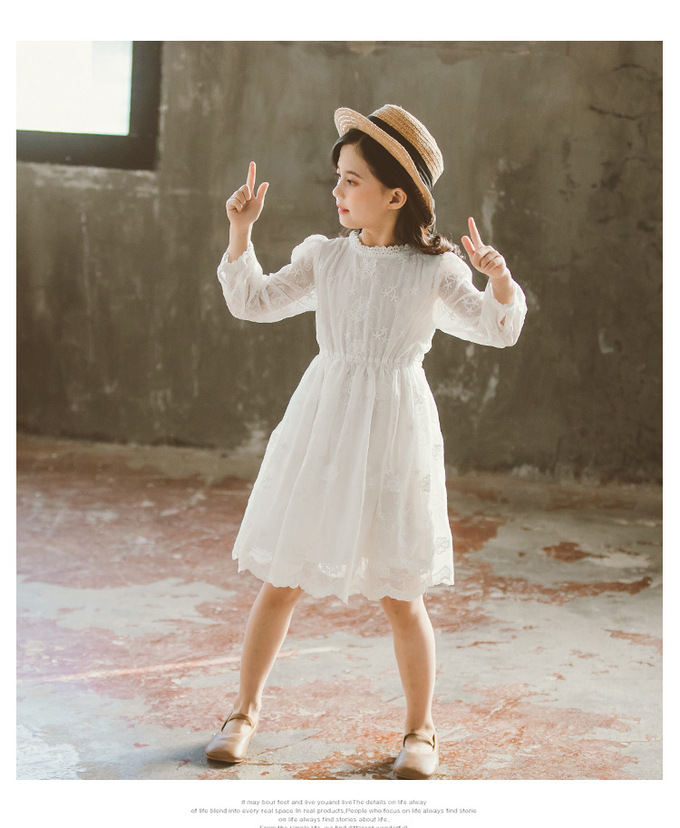2020 Spring New Girls Lace Dresses Cute Princess Dresses for Baby Girls Long Sleeve Fashion Kids Spring Dresses for Girls, Ivorie
2020 Spring New Girls Lace Dresses Cute Princess Dresses for Baby Girls Long Sleeve Fashion Kids Spring Dresses for Girls, Ivorie