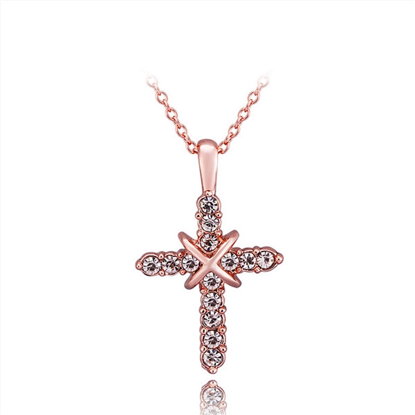 Christmas gift brand new 24k 18k yellow gold cross Pendant Necklaces jewelry GN730 hot sale fashion gemstone crystal necklace Free shipping
Christmas gift brand new 24k 18k yellow gold cross Pendant Necklaces jewelry GN730 hot sale fashion gemstone crystal necklace Free shipping