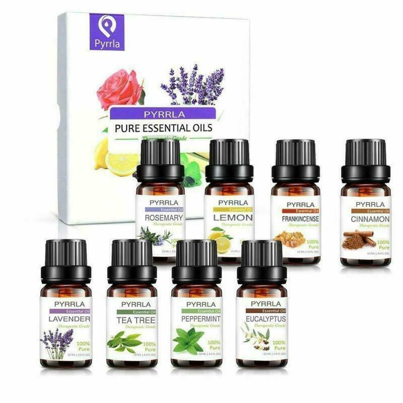 Pyrrla 8pcs Pure Essential Oil Gift Set Lavender Frankincense Rosemary Eucalyptus Peppermint Essential Oil For Aromatherapy
Pyrrla 8pcs Pure Essential Oil Gift Set Lavender Frankincense Rosemary Eucalyptus Peppermint Essential Oil For Aromatherapy