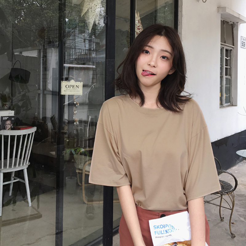 Casual Solid Ladies Cotton Oversize T Shirt Black White Women Tshirt Plus Size O-neck Drop Shipping
Casual Solid Ladies Cotton Oversize T Shirt Black White Women Tshirt Plus Size O-neck Drop Shipping