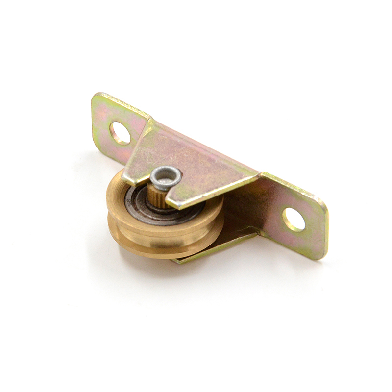 T style fixed pulley window roller sliding door plastic steel window pulley Aluminum alloy doors and windows wheel mute brass wheel hardware
