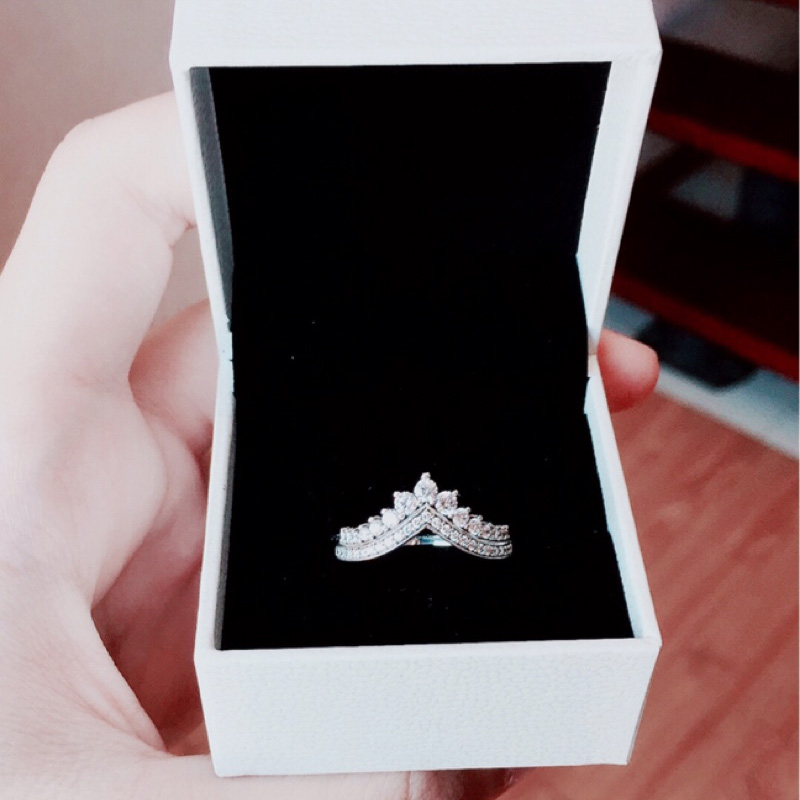 Princess Wish Ring & Teardrop Rings set Top Fashion 925 Sterling Silver Women Wedding Jewelry CZ Diamond RING with Retail Box Factory wholesale