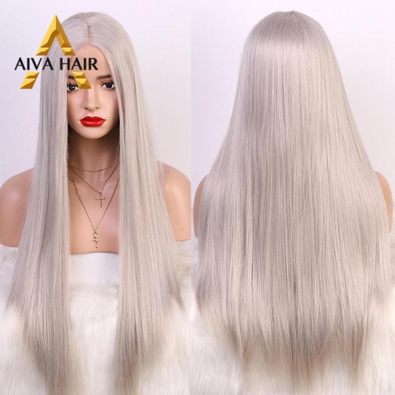 Aiva Hair 150 Density Heat Resistant Straight Synthetic Wig Glueless Ash Blonde Lace Front Wig Cosplay Long Wigs For Black Women
Aiva Hair 150 Density Heat Resistant Straight Synthetic Wig Glueless Ash Blonde Lace Front Wig Cosplay Long Wigs For Black Women