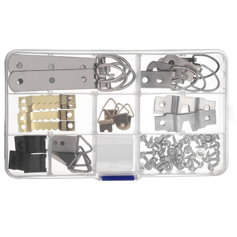 96 Pcs/Set Hanging Kit Home Photo Frame Hook Picture Painting Assorted Office Screws Metal Hook Kit
96 Pcs/Set Hanging Kit Home Photo Frame Hook Picture Painting Assorted Office Screws Metal Hook Kit