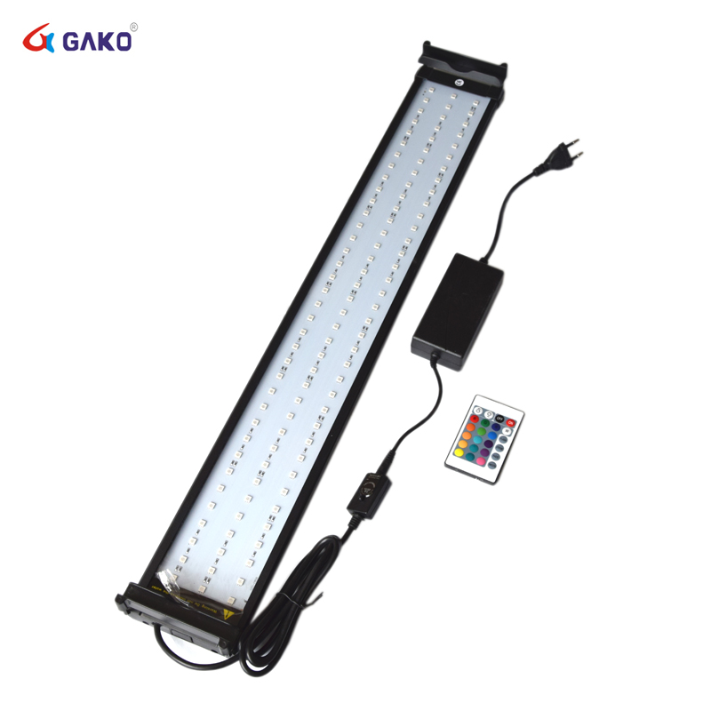 Aquarium LED Lighting RGB LED Light with Dimmable Color Changing Remote Control 18W Fits for 75~95cm Fish Tank
Aquarium LED Lighting RGB LED Light with Dimmable Color Changing Remote Control 18W Fits for 75~95cm Fish Tank