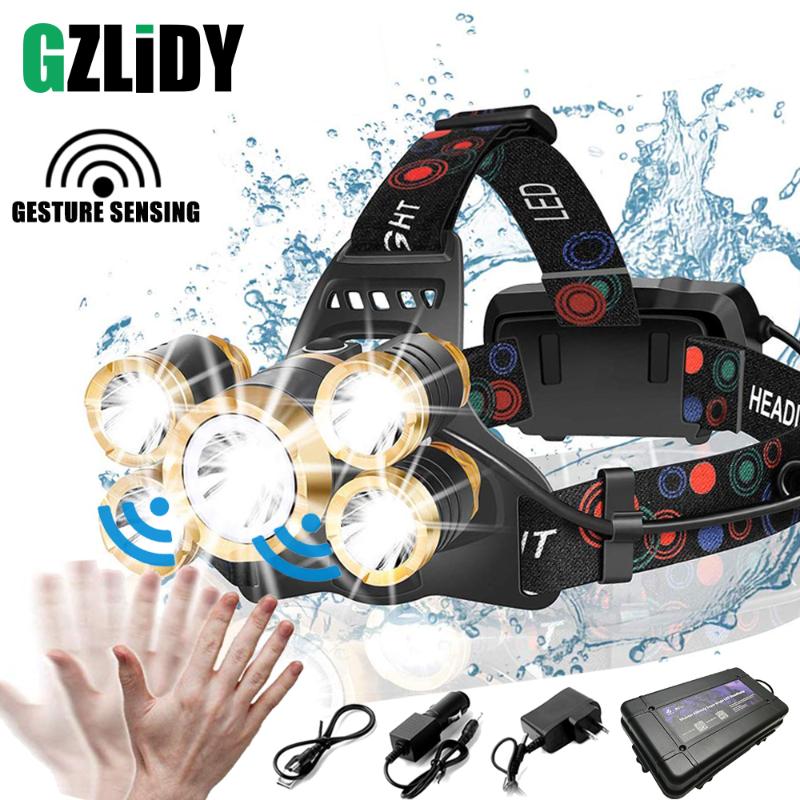Powerful LED Headlamp Rechargeable Headlight Waterproof High Power Fishing Light Sensor Switch Zoom 18650 Lantern Camping Lamp
Powerful LED Headlamp Rechargeable Headlight Waterproof High Power Fishing Light Sensor Switch Zoom 18650 Lantern Camping Lamp