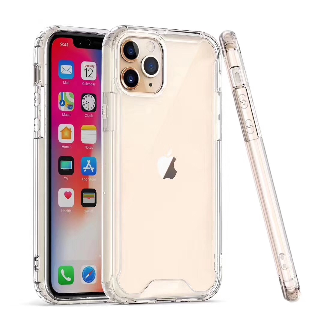 Shockproof Defender Hard Clear Cellphone Cover Acrylic Back Hybrid Case for New iPhone 11 Pro Max XR Xs 8 7 Plus, Transparent
Shockproof Defender Hard Clear Cellphone Cover Acrylic Back Hybrid Case for New iPhone 11 Pro Max XR Xs 8 7 Plus, Transparent