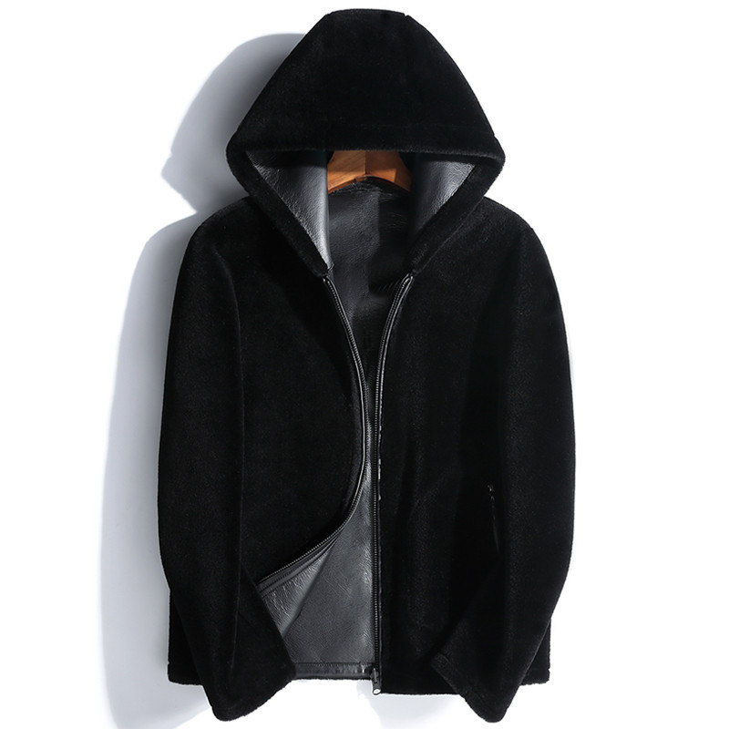 100% Wool Fur Coat Autumn Winter Jacket Men Real Sheep Shearling Fur Coats Double-side Wear Leather Jackets Veste Homme MY1996, Black
100% Wool Fur Coat Autumn Winter Jacket Men Real Sheep Shearling Fur Coats Double-side Wear Leather Jackets Veste Homme MY1996, Black