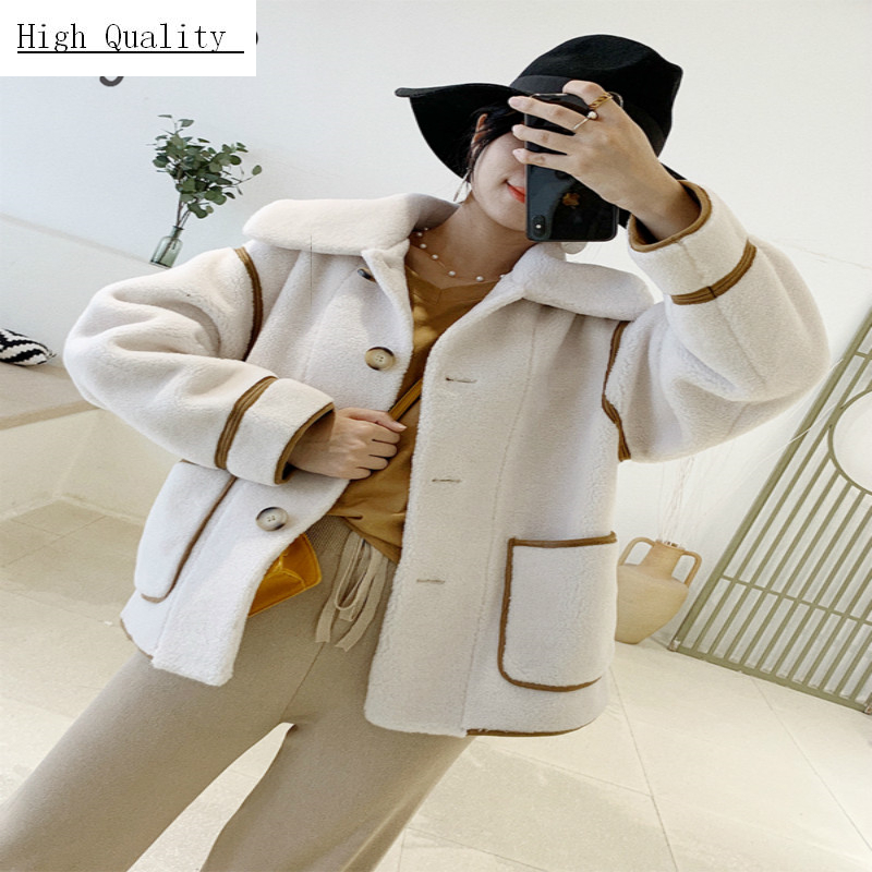 Real Fur Coat Female Autumn Winter Jacket Women 2020 Korean Sheep Shearing Coats Vintage 100% Wool Coats Top Hiver LW2134, Khaki
Real Fur Coat Female Autumn Winter Jacket Women 2020 Korean Sheep Shearing Coats Vintage 100% Wool Coats Top Hiver LW2134, Khaki