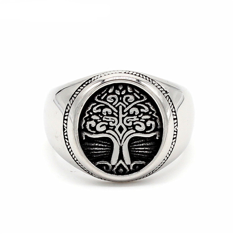 316 Stainless Steel Round Silver Two Tone Retro Religious Tree Of Flower Egypt Tree Of Life Ring Jewelry Items For Women, Golden;silver
316 Stainless Steel Round Silver Two Tone Retro Religious Tree Of Flower Egypt Tree Of Life Ring Jewelry Items For Women, Golden;silver