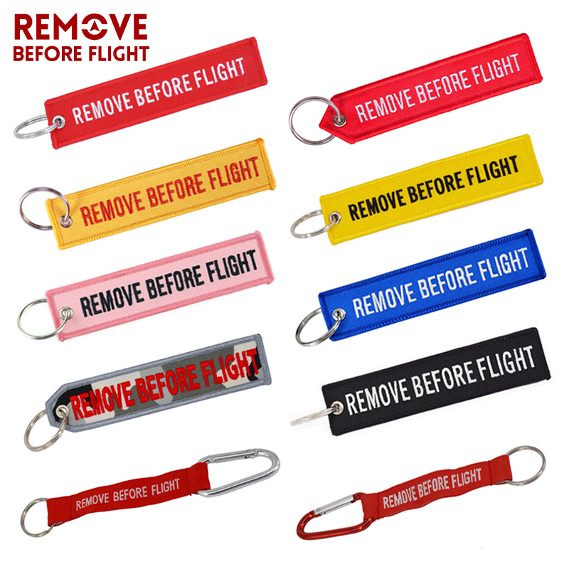 Remove Before Flight Key Chain Chaveiro Red Embroidery Keychain Ring for Aviation Gifts OEM Key Ring Jewelry Luggage Tag Fob
Remove Before Flight Key Chain Chaveiro Red Embroidery Keychain Ring for Aviation Gifts OEM Key Ring Jewelry Luggage Tag Fob