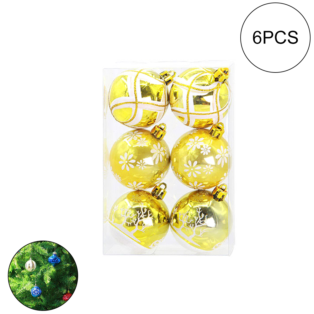 6 Pcs/Set 2.4 Inch Snowflake Painted Balls Christmas Tree Ornaments Gift Plastic Ball Hanging Pieces (Platinum) As Shown
6 Pcs/Set 2.4 Inch Snowflake Painted Balls Christmas Tree Ornaments Gift Plastic Ball Hanging Pieces (Platinum) As Shown