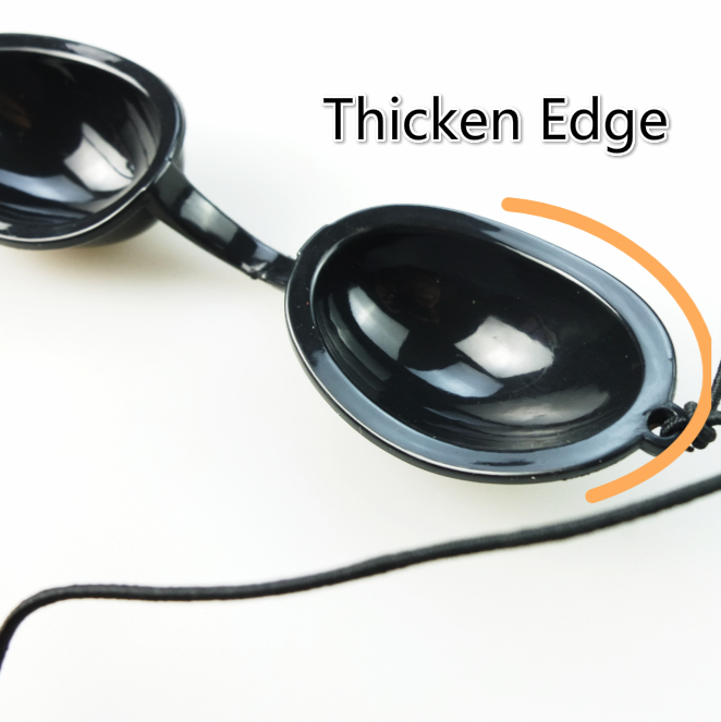 Sleep Masks Eye Protection Goggles Rubber Silicone Eyes Shield for Beauty Salon Treatment Eyepatch for Customer Black White Pink Color