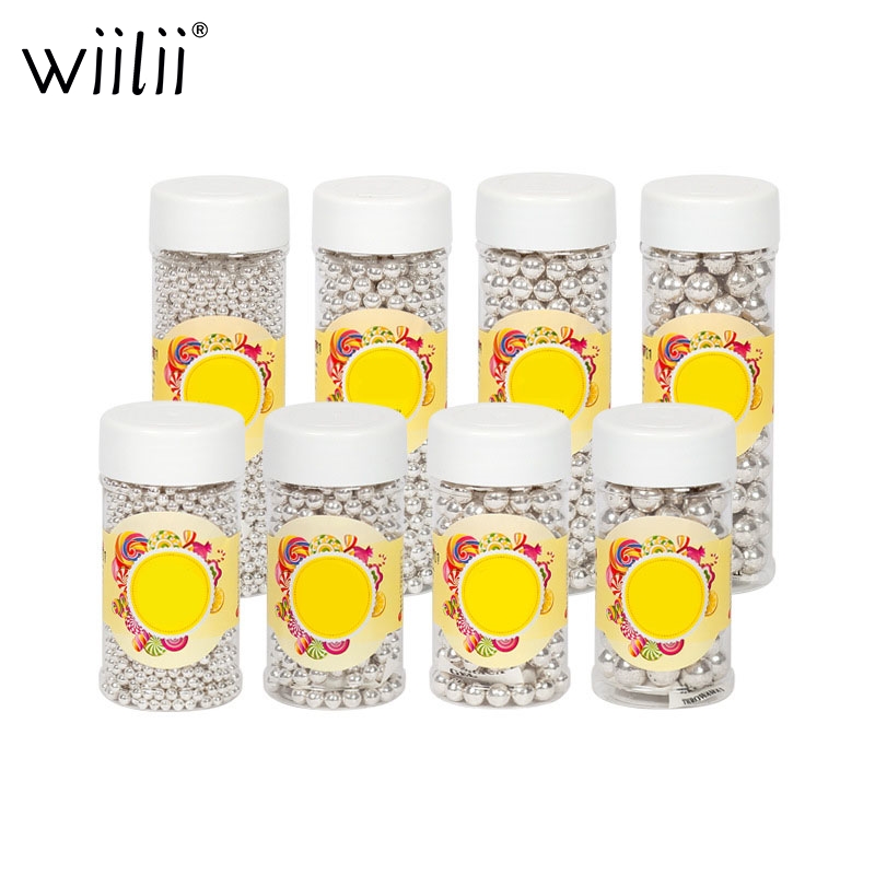 130g Cake Decoration Tools Bauble Color Needle Candy Sugar Silver Ball West Point Cake Ice Cream Baking Decorative Sugar Beads
130g Cake Decoration Tools Bauble Color Needle Candy Sugar Silver Ball West Point Cake Ice Cream Baking Decorative Sugar Beads