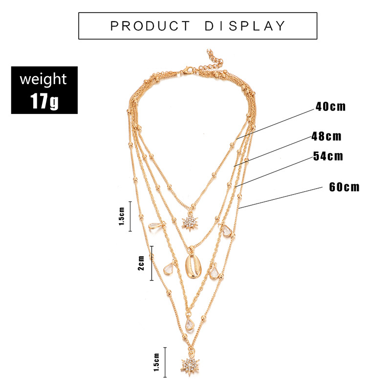 Fashion-Long pendant necklace Individuality Alloy Material Pendants for Women Birthday New Year Gift Drop Shipping