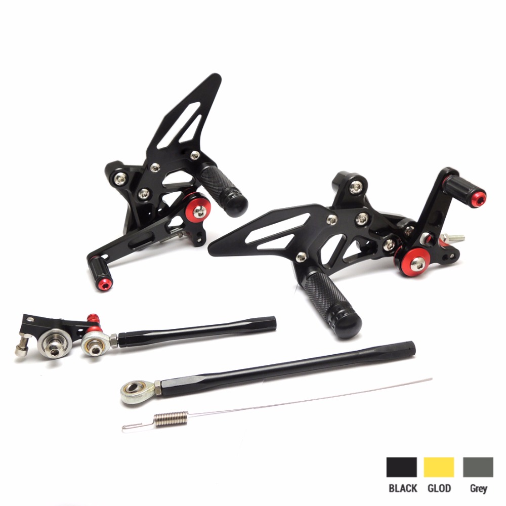 KEMiMOTO Rear Sets For 848 EVO 1198 1098 1098S Adjustable Rearsets Rear Sets Foot Pegs Pedal Black / Gold / Grey
KEMiMOTO Rear Sets For 848 EVO 1198 1098 1098S Adjustable Rearsets Rear Sets Foot Pegs Pedal Black / Gold / Grey
