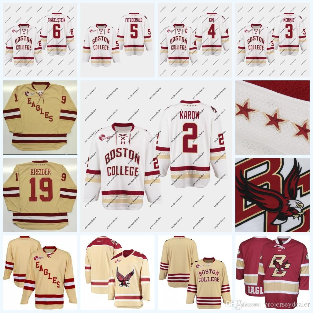 Boston College Eagles 2 Michael Karow 3 Luke McInnis 6 Ben Finkelstein 4 Michael Kim 2019 Ice Hockey Tournament Home Jersey, Black
Boston College Eagles 2 Michael Karow 3 Luke McInnis 6 Ben Finkelstein 4 Michael Kim 2019 Ice Hockey Tournament Home Jersey, Black