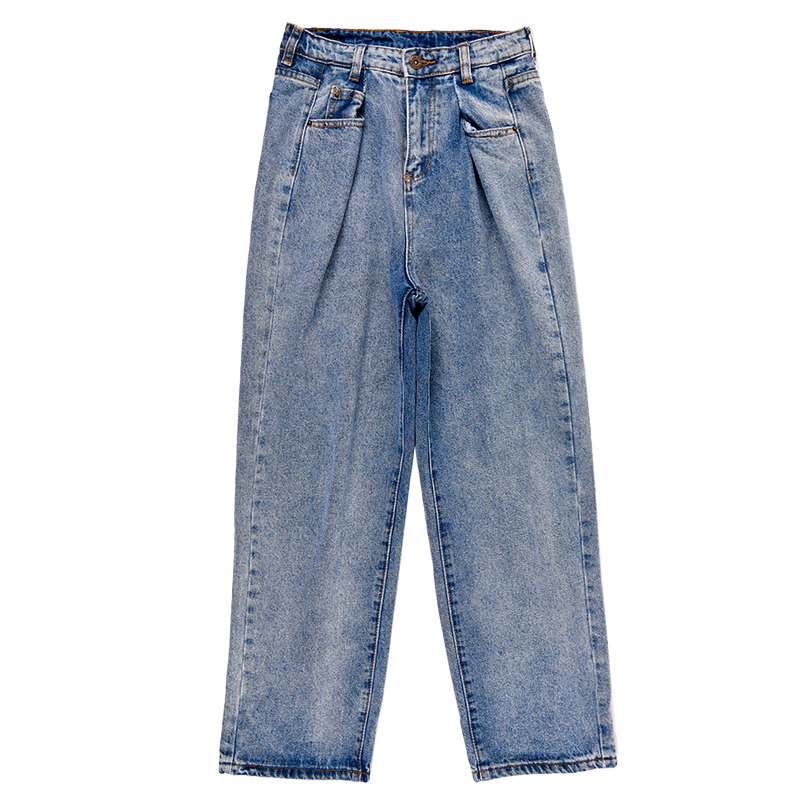 plus size 5XL!Vintage High Waist Jeans New Women straight Pants Loose harem pants, Blue
plus size 5XL!Vintage High Waist Jeans New Women straight Pants Loose harem pants, Blue