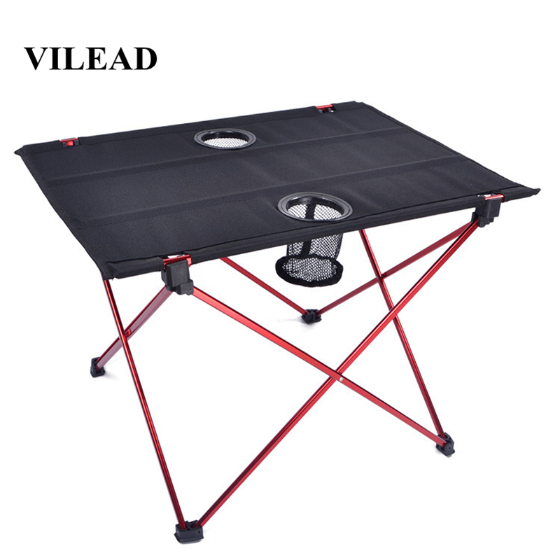 VILEAD Ultralight Aluminium Picnic Camping Table 56*42*40cm Portable Foldable Waterfproof Outdoor Beach Table With Bottle Hoder 
VILEAD Ultralight Aluminium Picnic Camping Table 56*42*40cm Portable Foldable Waterfproof Outdoor Beach Table With Bottle Hoder