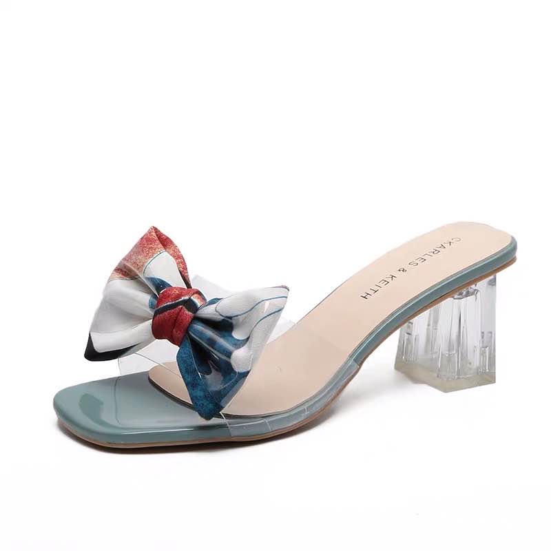 Slippers for women wear high-quality new summer and South Korean bow tie thick heel flip flop and high heel sandal, Black
Slippers for women wear high-quality new summer and South Korean bow tie thick heel flip flop and high heel sandal, Black