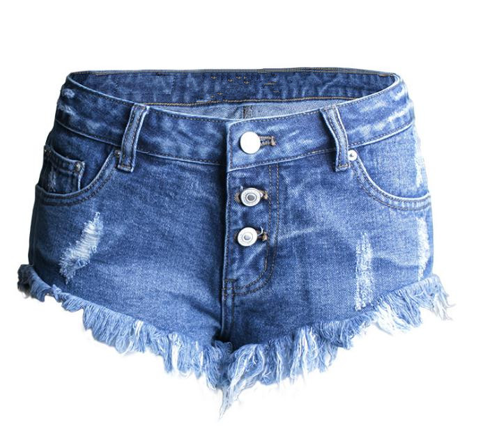 2019 Newest Womens Summer Soring Fringed Low Waist Denim Shorts Single Breasted Fashion Female Sexy Ripped Mini Jeans Short S63, As the picture 
2019 Newest Womens Summer Soring Fringed Low Waist Denim Shorts Single Breasted Fashion Female Sexy Ripped Mini Jeans Short S63, As the picture