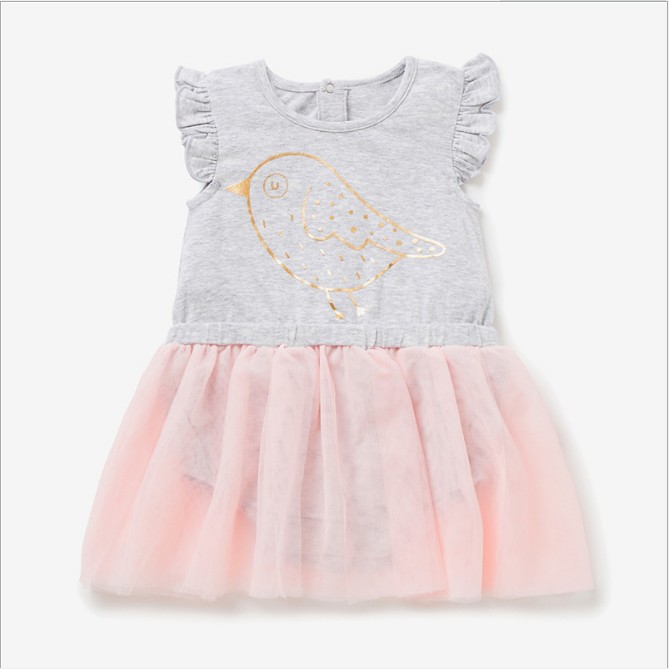 Retail girls dress Summer flying sleeve Printed Cotton Casual Princess Dress Romper baby girl dresses Designer Clothes kids boutique easter, Gray
Retail girls dress Summer flying sleeve Printed Cotton Casual Princess Dress Romper baby girl dresses Designer Clothes kids boutique easter, Gray