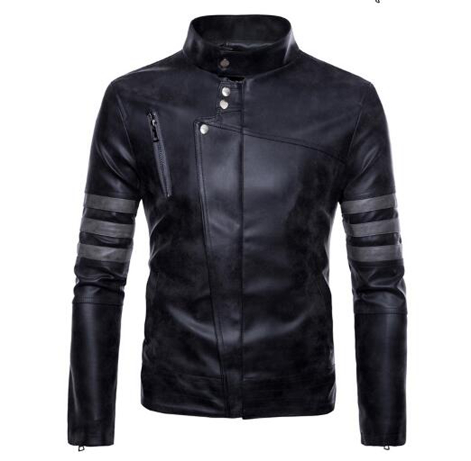 Men's Korean version of boutique special personality fashion spring and autumn short collar vintage do old motorcycle leather coat / M-4XL, Black
Men's Korean version of boutique special personality fashion spring and autumn short collar vintage do old motorcycle leather coat / M-4XL, Black