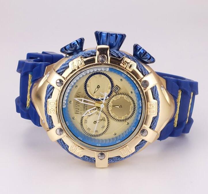 INVICTA Gold Watches Men Sport Quartz Watches Chronograph Auto date rubber band Wrist Watch for male gift
INVICTA Gold Watches Men Sport Quartz Watches Chronograph Auto date rubber band Wrist Watch for male gift