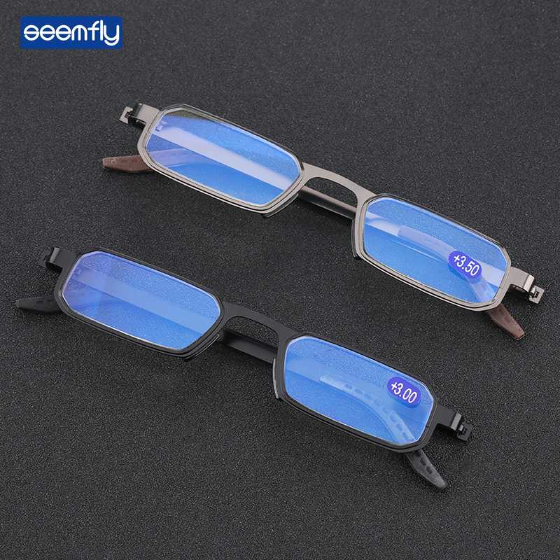 Seemfly Portable Reading Glasses Rectangle Metal Presbyopic Glasses For Men Women With Degree +1.0 +1.5 +2.0 +2.5 +3.0 +3.5 +4.0
Seemfly Portable Reading Glasses Rectangle Metal Presbyopic Glasses For Men Women With Degree +1.0 +1.5 +2.0 +2.5 +3.0 +3.5 +4.0