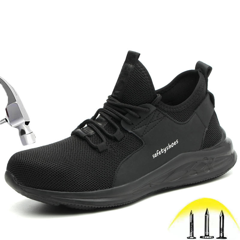 Indestructible Shoes For Men and Women Lightweight Breathable Steel toe Work Boots Male Plus size Construction Safety Sneakers, Black
Indestructible Shoes For Men and Women Lightweight Breathable Steel toe Work Boots Male Plus size Construction Safety Sneakers, Black