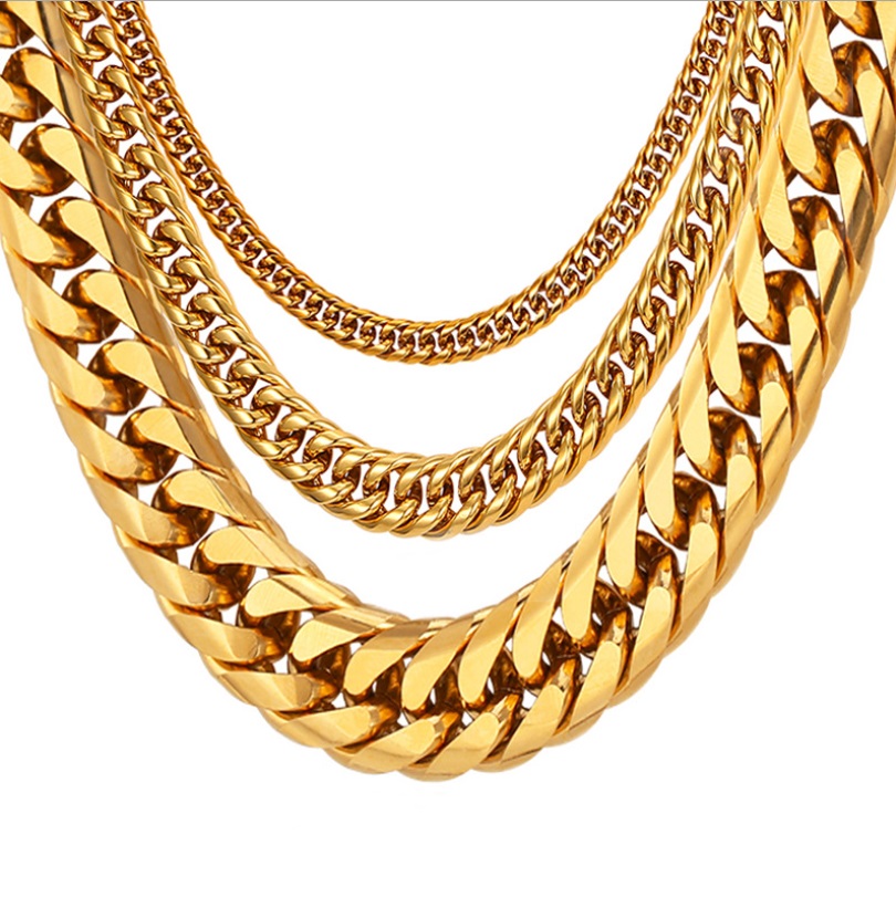 2019 Stainless Steel Men Necklace Hip Hop Boyfriend Gift Men's Wholesale Man Gold Chain Figaro Embossed Necklaces Male Chocker, Silver
2019 Stainless Steel Men Necklace Hip Hop Boyfriend Gift Men's Wholesale Man Gold Chain Figaro Embossed Necklaces Male Chocker, Silver
