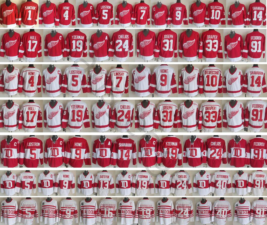 Detroit Red Wings Winter Classic #19 Steve Yzerman 91 Sergei Fedorov 7 Ted Lindsay 10 Alex Delvecchio 71 Larkin Men Ice Hockey Jersey, Blue
Detroit Red Wings Winter Classic #19 Steve Yzerman 91 Sergei Fedorov 7 Ted Lindsay 10 Alex Delvecchio 71 Larkin Men Ice Hockey Jersey, Blue