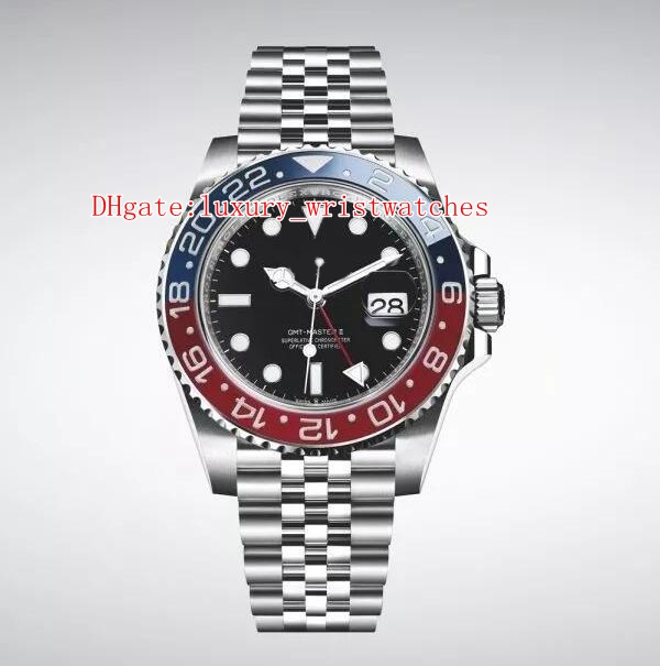 NEW Topselling Basel World 40mm GMT 126710 126710BLRO Pepsi Red Blue Bezel Jubilee Bracelet Asia 2813 Movement Automatic Mens Watch Watches, No box papers
NEW Topselling Basel World 40mm GMT 126710 126710BLRO Pepsi Red Blue Bezel Jubilee Bracelet Asia 2813 Movement Automatic Mens Watch Watches, No box papers