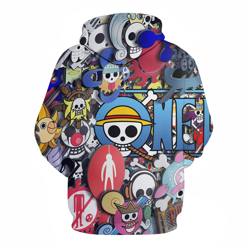 Hip Hop ONE PIECE Printed 3D Sweatshirt Hoodies Men Women Anime Design Streetwear Long Sleeve Hoody For Male Pullover Man Jacket