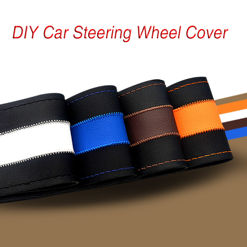 DIY Hand-Stitched Steering Wheel Covers Microfiber Leather Car Steering Wheel Cover Two-Color Design Car Interior Accessories
DIY Hand-Stitched Steering Wheel Covers Microfiber Leather Car Steering Wheel Cover Two-Color Design Car Interior Accessories