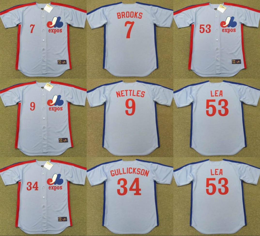Montreal Expos 51 RANDY JOHNSON 3 RODNEY SCOTT 6 RUSTY STAUB 7 HUBIE BROOKS 16 TERRY FRANCONA 34 BILL GULLICKSON baseball jersey stitched
Montreal Expos 51 RANDY JOHNSON 3 RODNEY SCOTT 6 RUSTY STAUB 7 HUBIE BROOKS 16 TERRY FRANCONA 34 BILL GULLICKSON baseball jersey stitched