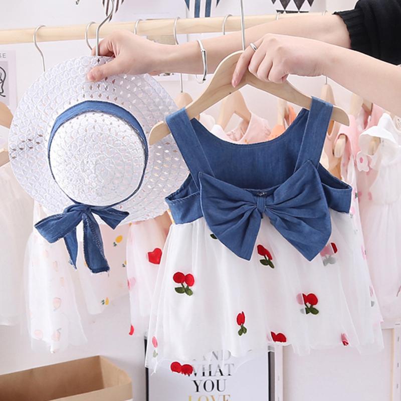 2pcs Leisure Summer Cotton Girls Daily O-Neck Vest Dress Casual Lovely Home Style Chic Sundress Princess Clothes Hat, White
2pcs Leisure Summer Cotton Girls Daily O-Neck Vest Dress Casual Lovely Home Style Chic Sundress Princess Clothes Hat, White