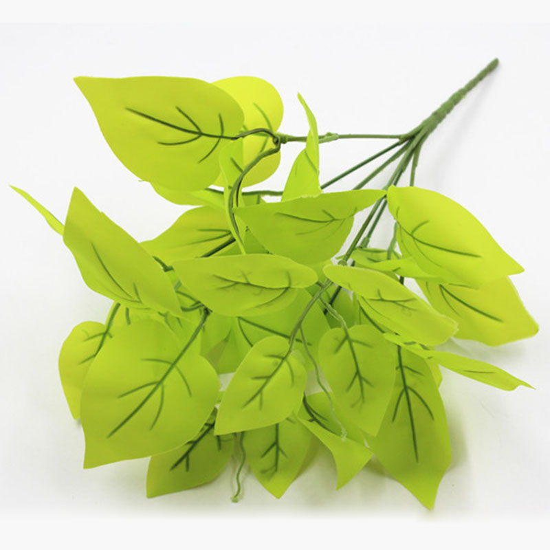 1pcs Artificial Plants Green Grass Plastic plant Grass Garden Home Decoration artificial Fake plant Leaves Green B