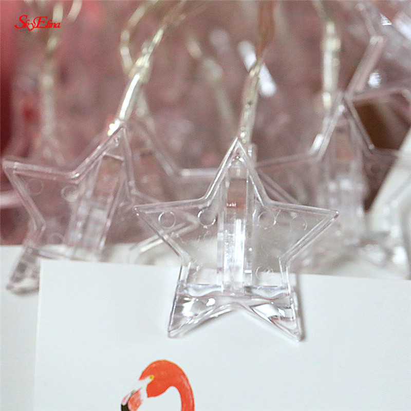 1.5M 10 LED Five-pointed Star Clip String Lights Battery Powered Garland Wedding Party Decoration String Chain lamp 8Z MM244
1.5M 10 LED Five-pointed Star Clip String Lights Battery Powered Garland Wedding Party Decoration String Chain lamp 8Z MM244