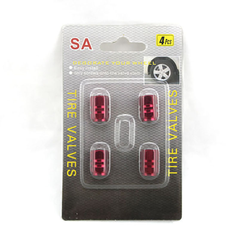 Universal Auto Bicycle Car Tire Valve Caps Tyre Wheel Wholesale Hexagonal Ventile Air Stems Cover Auto Parts Colorful