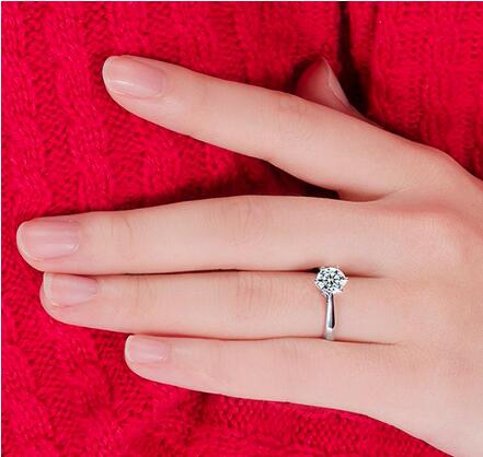 Romantic Wedding Rings Jewelry Cubic Zirconia Ring for Women Men 925 Sterling Silver Rings Accessories