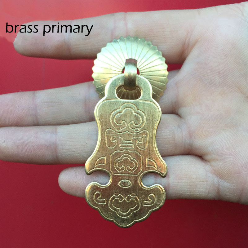 S style Chinese antique simple drawer knob furniture door handle hardware Classical wardrobe cabinet shoe closet cone vintage pull ring