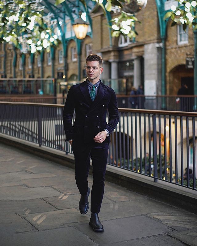 Fashion Velvet Groom Wedding Tuxedos Mens Groomsmen Suits Double Breasted Slim Fit Prom Party Dinner Blazer Jacket (Jacket+Pants)